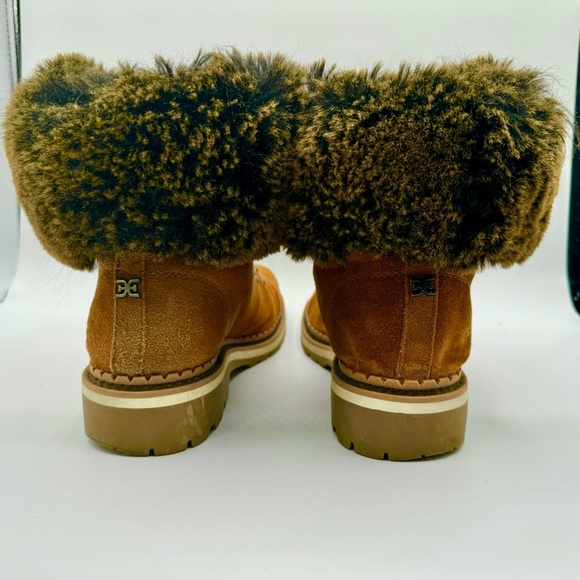 SAM EDELMAN BOWEN FUR LEATHER WINTER BOOTS - US SIZE 9 - Picture 6 of 15